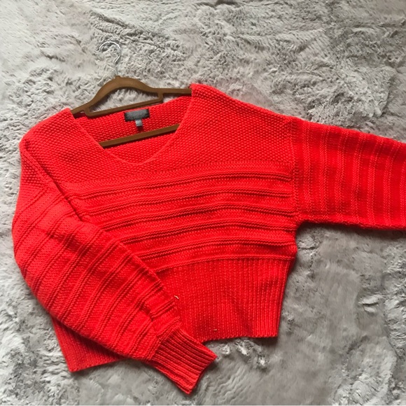 Topshop Sweaters - Women’s Orange Topshop Knit Sweater size 4